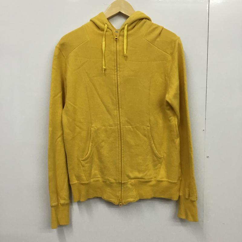 エフィレボル .efiLevol パーカー 長袖 efi-CS06 ジップアップ 2 無地 黄 / イエロー / メンズ USED 古着 中古 10072384