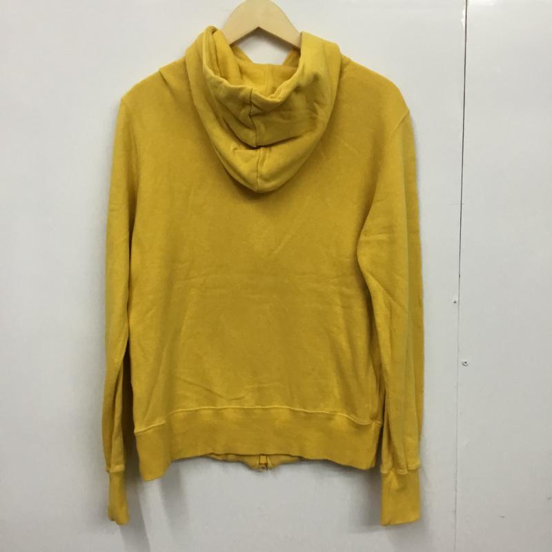 エフィレボル .efiLevol パーカー 長袖 efi-CS06 ジップアップ 2 無地 黄 / イエロー / メンズ USED 古着 中古 10072384
