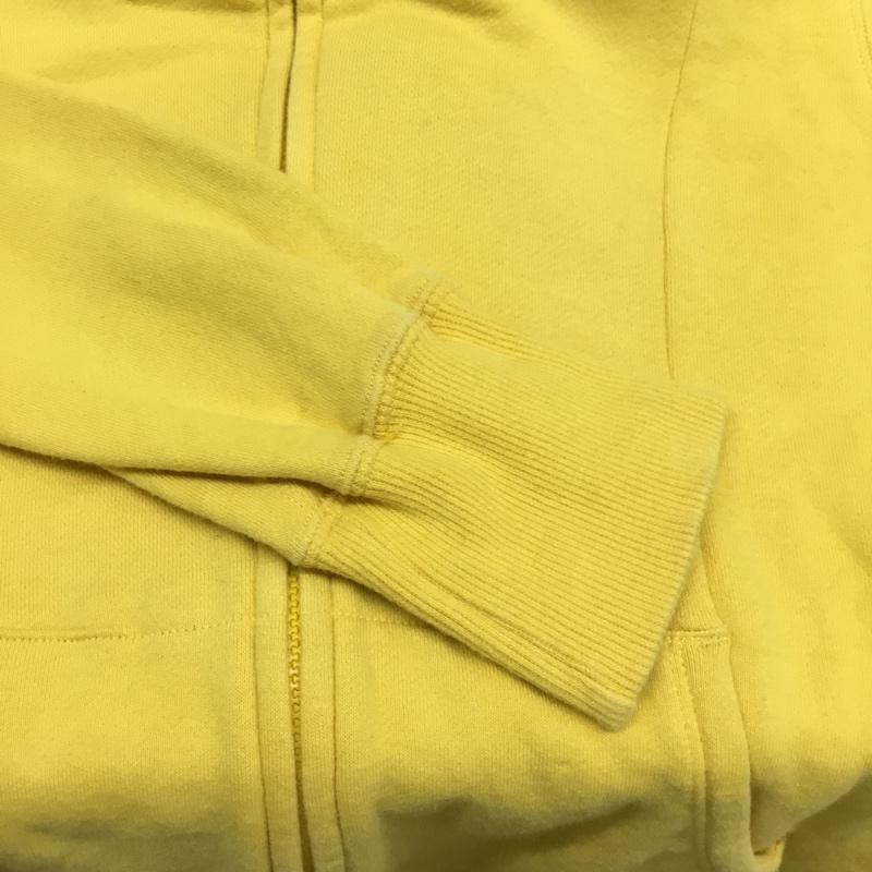 エフィレボル .efiLevol パーカー 長袖 efi-CS06 ジップアップ 2 無地 黄 / イエロー / メンズ USED 古着 中古 10072384