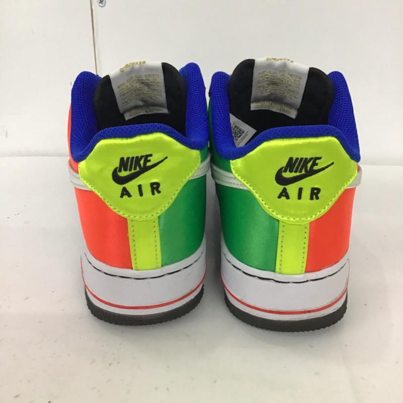 ナイキ NIKE スニーカー スニーカー DA1345 014 AIR FORCE 1 07 PRM1 エア フォース プレミアム 26.5cm 箱有 26.5cm ロゴ、文字 白 / ホワイト / X 黒 / ブラック / X 青 / ブルー / X 赤 / レッド / X 黄 / イエロー / メンズ USED 古着 中古 10072397