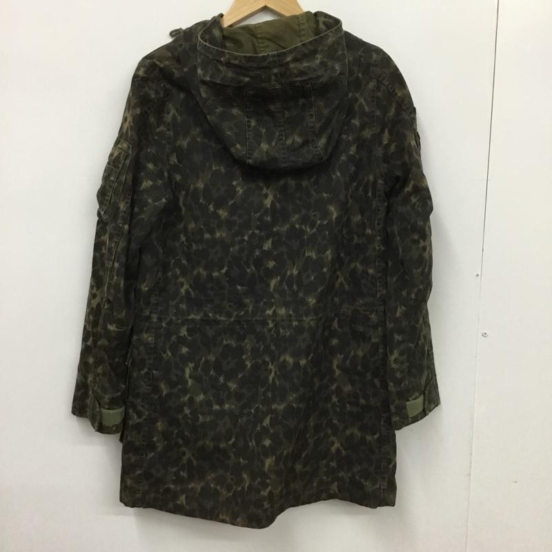 ヒステリックグラマー HYSTERIC GLAMOUR ジャケット、上着 ジャケット、ブレザー 0113AC03 ワッペン付モッズコート ミリタリー FREE 黒 / ブラック / X カーキ / カーキ / レディース USED 古着 中古 10072400