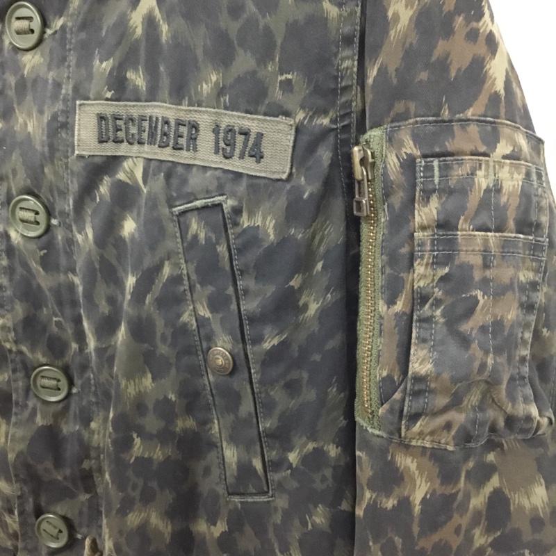 ヒステリックグラマー HYSTERIC GLAMOUR ジャケット、上着 ジャケット、ブレザー 0113AC03 ワッペン付モッズコート ミリタリー FREE 黒 / ブラック / X カーキ / カーキ / レディース USED 古着 中古 10072400