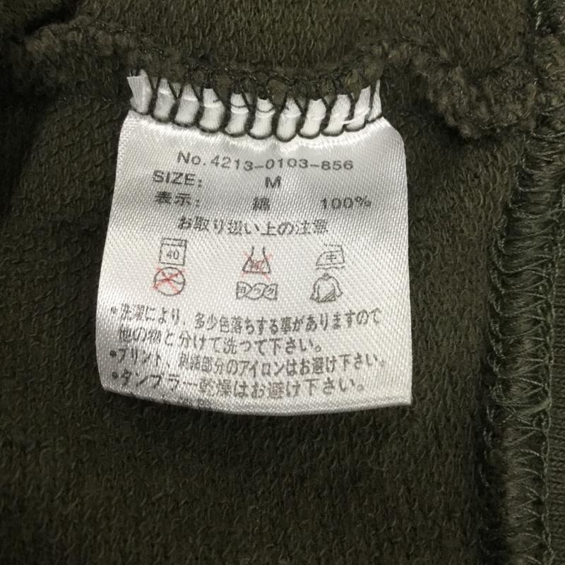 ビームス BEAMS カットソー 長袖 4213-0103-856 イラスト M カーキ / カーキ / メンズ USED 古着 中古 10072422