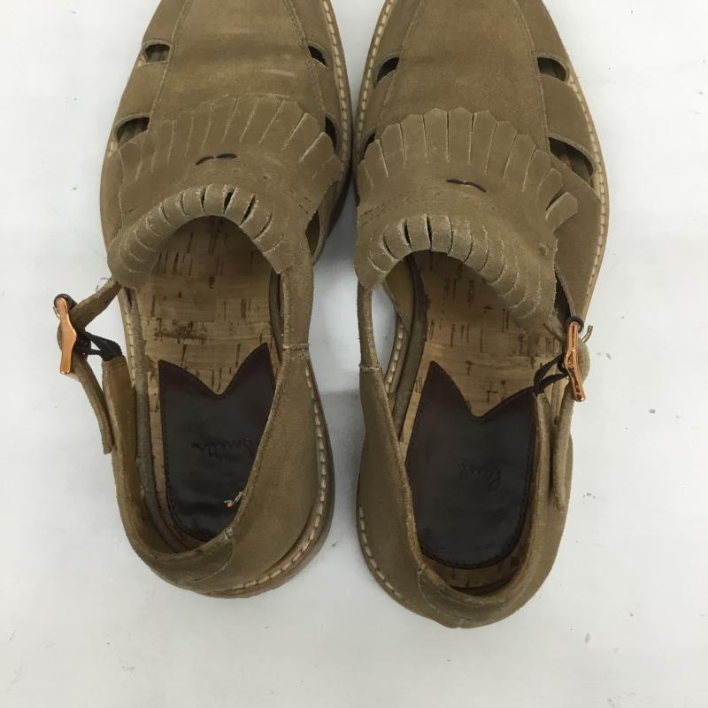 ポールスミス Paul Smith サンダル サンダル レザーキルト グルカサンダル スウェード US:6.5 ベージュ / ベージュ / メンズ USED 古着 中古 10072447