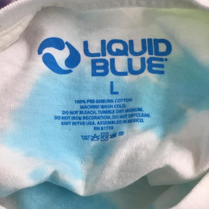 リキッドブルー LIQUID BLUE Tシャツ 半袖 GRATEFUL DEAD タイダイ L キャラクター マルチカラー / マルチカラー / メンズ USED 古着 中古 10072450