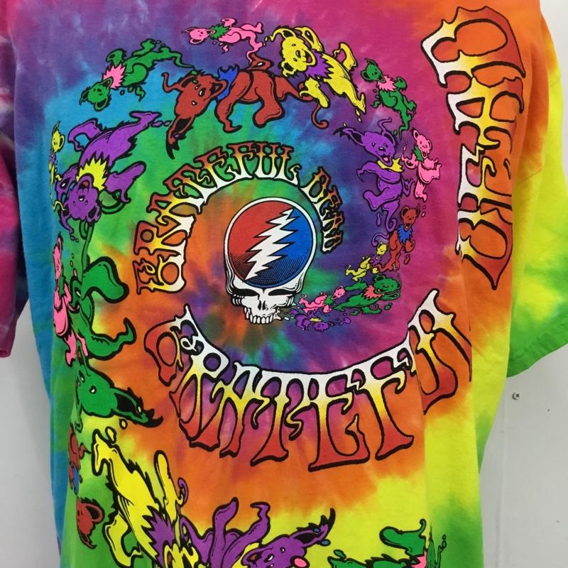 リキッドブルー LIQUID BLUE Tシャツ 半袖 GRATEFUL DEAD タイダイ L キャラクター マルチカラー / マルチカラー / メンズ USED 古着 中古 10072451