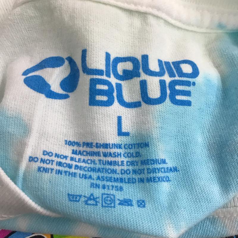 リキッドブルー LIQUID BLUE Tシャツ 半袖 GRATEFUL DEAD タイダイ L キャラクター マルチカラー / マルチカラー / メンズ USED 古着 中古 10072453