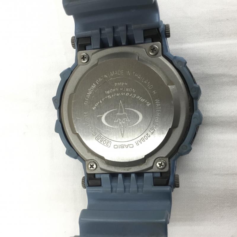 ジーショック G-SHOCK 腕時計 デジタル GULFMAN G-9100TC 3088 SURFING NORTH SHORE HAWAII FREE 青 / ブルー / メンズ USED 古着 中古 10072466