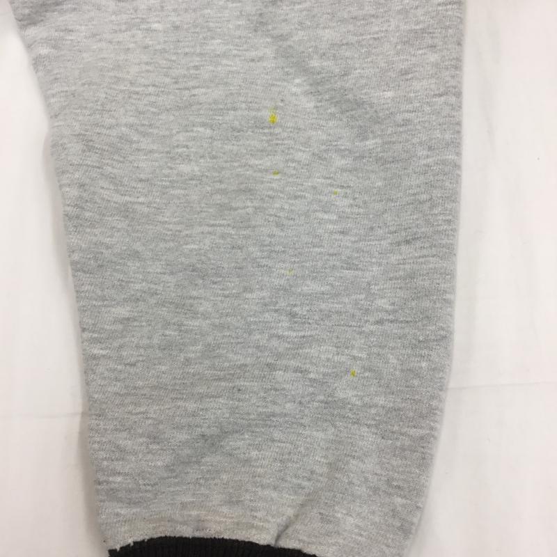 チャンピオン Champion トレーナー 長袖 90s REVERSE WEAVE リブライン 黒×グレー アメリカ製 L ロゴ、文字 灰 / グレー / メンズ USED 古着 中古 10072475