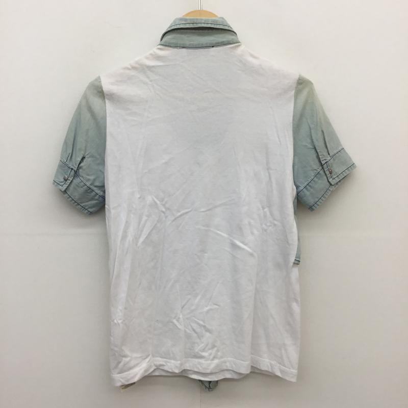 ディーゼル DIESEL シャツ、ブラウス 半袖 フェイクレイヤード カットソー XS 水色 / ライトブルー / レディース USED 古着 中古 10072480