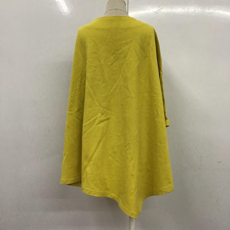 アイテムズ アーバンリサーチ ITEMS URBAN RESEARCH カットソー 半袖 FREE 無地 マスタード / マスタード / レディース USED 古着 中古 10072501