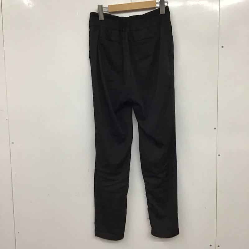 チャオパニック CIAOPANIC パンツ スラックス タック入り FREE 無地 黒 / ブラック / レディース USED 古着 中古 10072507
