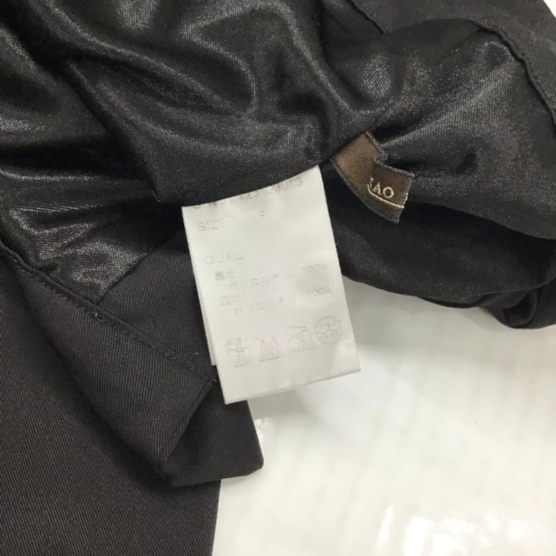 チャオパニック CIAOPANIC パンツ スラックス タック入り FREE 無地 黒 / ブラック / レディース USED 古着 中古 10072507