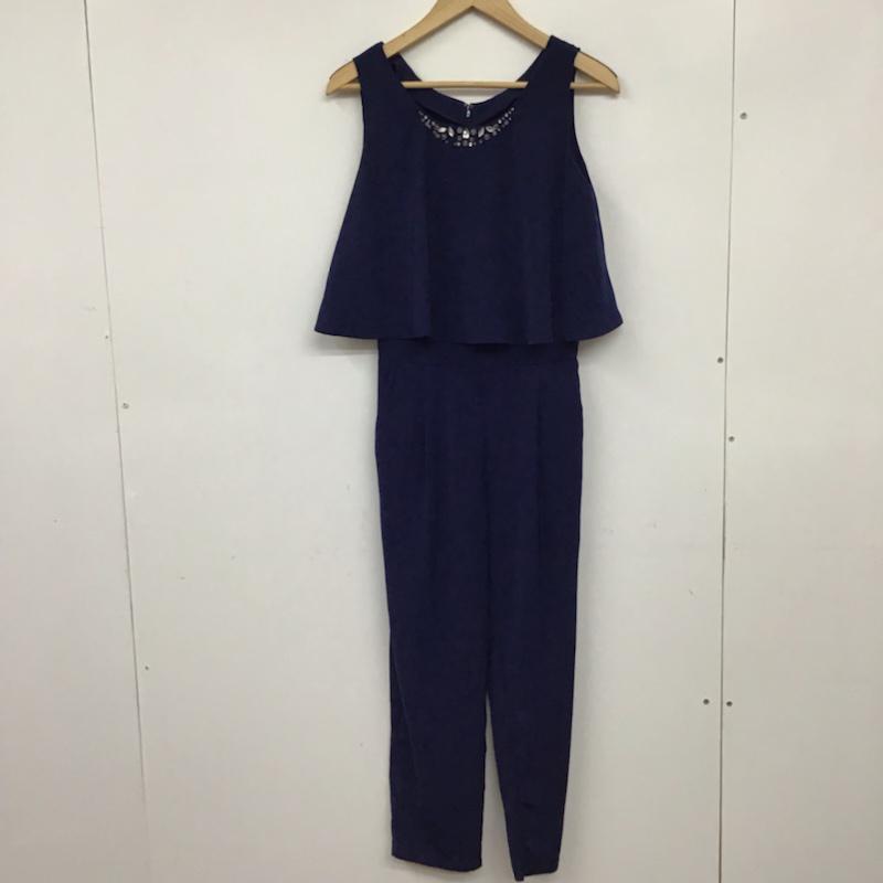 セシルマクビー CECIL McBEE ワンピース・ドレス・オールインワン ワンピース・ドレス・オールインワン 16AP09 バックファスナー ビシュー M 無地 紺 / ネイビー / レディース USED 古着 中古 10072537