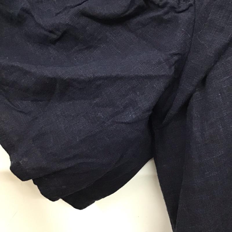 ダブルクローゼット w closet ワンピース ロングスカート 303220 リネン混オフショルダーワンピース 無地 紺 / ネイビー / レディース USED 古着 中古 10072551