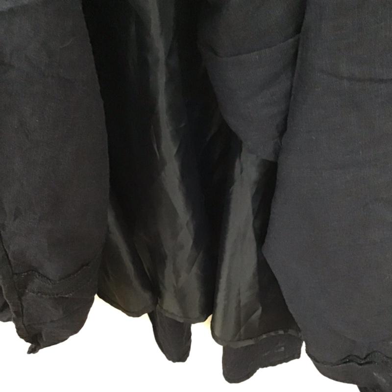 ダブルクローゼット w closet ワンピース ロングスカート 303220 リネン混オフショルダーワンピース 無地 紺 / ネイビー / レディース USED 古着 中古 10072551