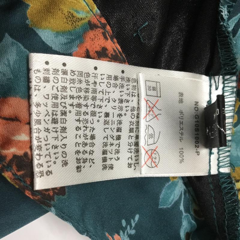 メゾンギルフィー MAISON GILFY ボトムス ボトムス G10S1002-P テーパード イージーパンツ 裾ファスナー 花柄 マルチカラー / マルチカラー / レディース USED 古着 中古 10072561