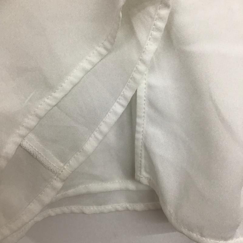 レトロガール RETRO GIRL シャツ、ブラウス 七分袖 REPY00199 ノーカラー M 無地 白 / ホワイト / レディース USED 古着 中古 10072571