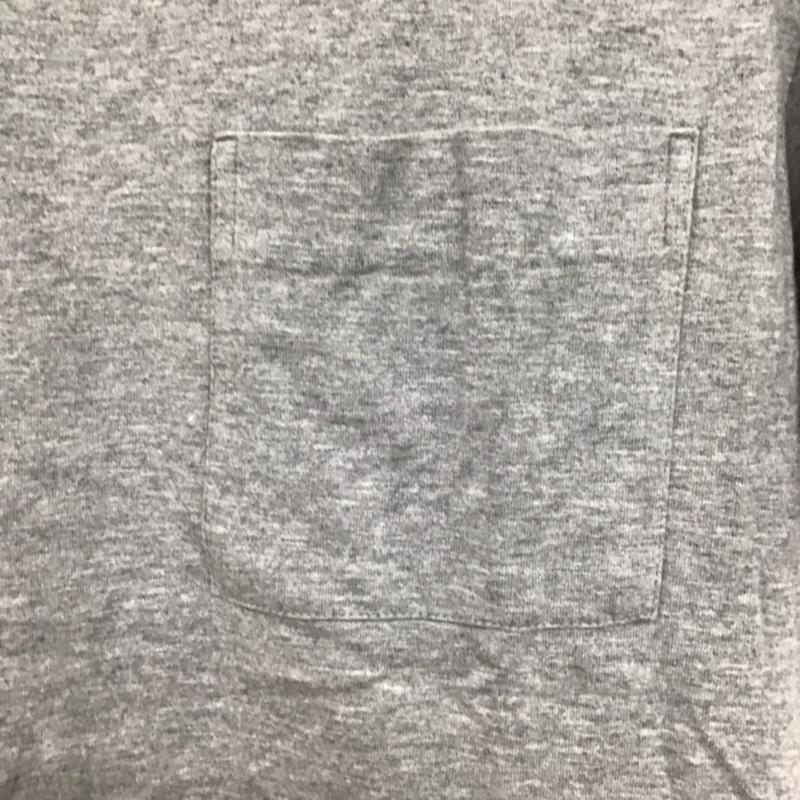 アダムエロペ ADAM ET ROPE' Tシャツ 半袖 GMM-0651-A モックネック M 無地 灰 / グレー / メンズ USED 古着 中古 10072636