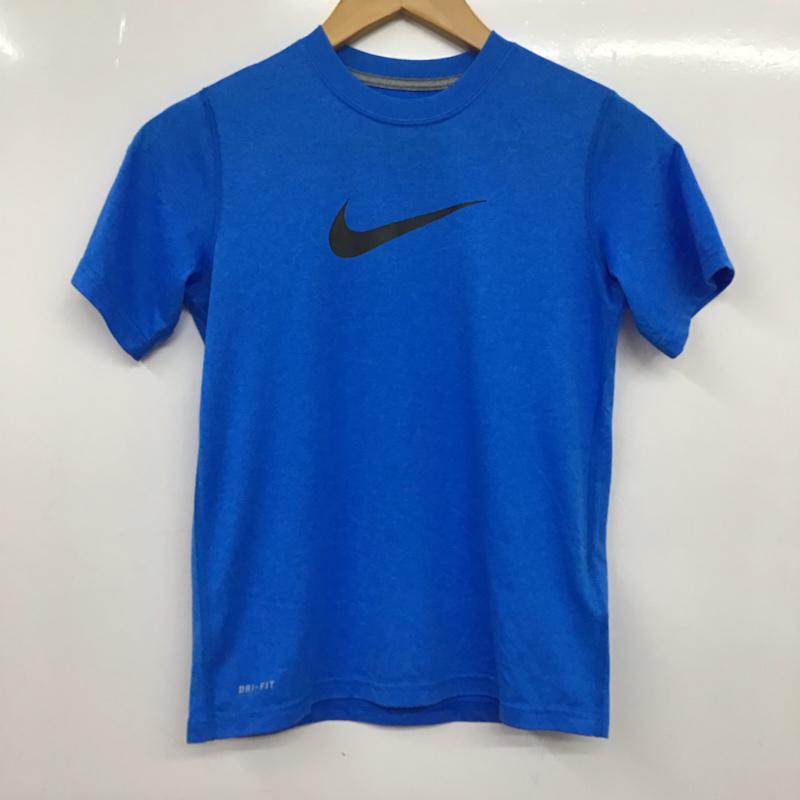 ナイキ NIKE Tシャツ 半袖 380989-416 DRY FIT S プリント 青 / ブルー / レディース USED 古着 中古 10072643