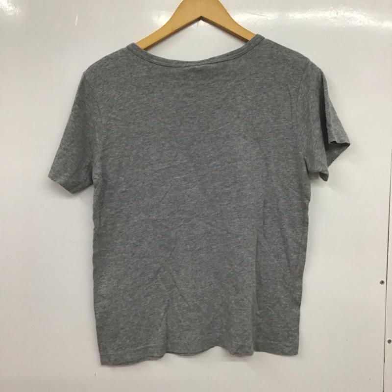 チャンピオン Champion Tシャツ 半袖 CWSH367R 胸ポケット M ワンポイント 灰 / グレー / レディース USED 古着 中古 10072644