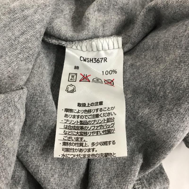チャンピオン Champion Tシャツ 半袖 CWSH367R 胸ポケット M ワンポイント 灰 / グレー / レディース USED 古着 中古 10072644