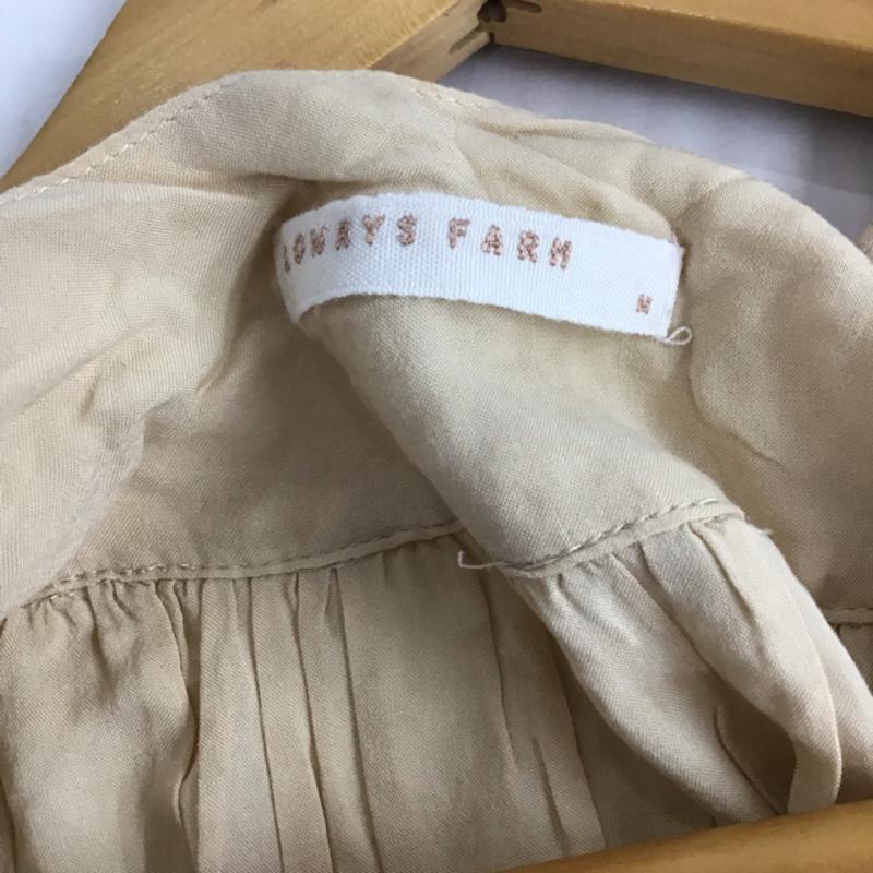ローリーズファーム LOWRYS FARM ワンピース ひざ丈スカート LF071000TM レース M 無地 ベージュ / ベージュ / レディース USED 古着 中古 10072646