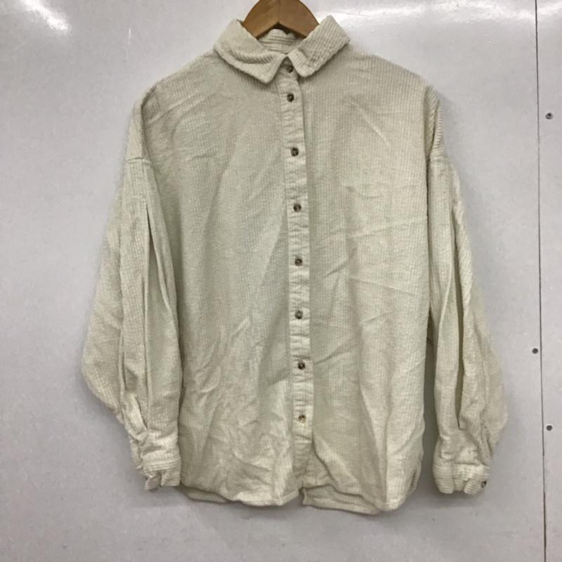 ザラ ZARA ジャケット、上着 ジャケット、ブレザー コーデュロイジャケット M 無地 白 / ホワイト / レディース USED 古着 中古 10072651