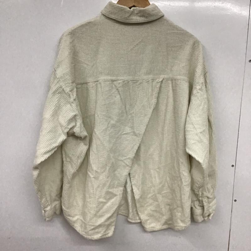 ザラ ZARA ジャケット、上着 ジャケット、ブレザー コーデュロイジャケット M 無地 白 / ホワイト / レディース USED 古着 中古 10072651