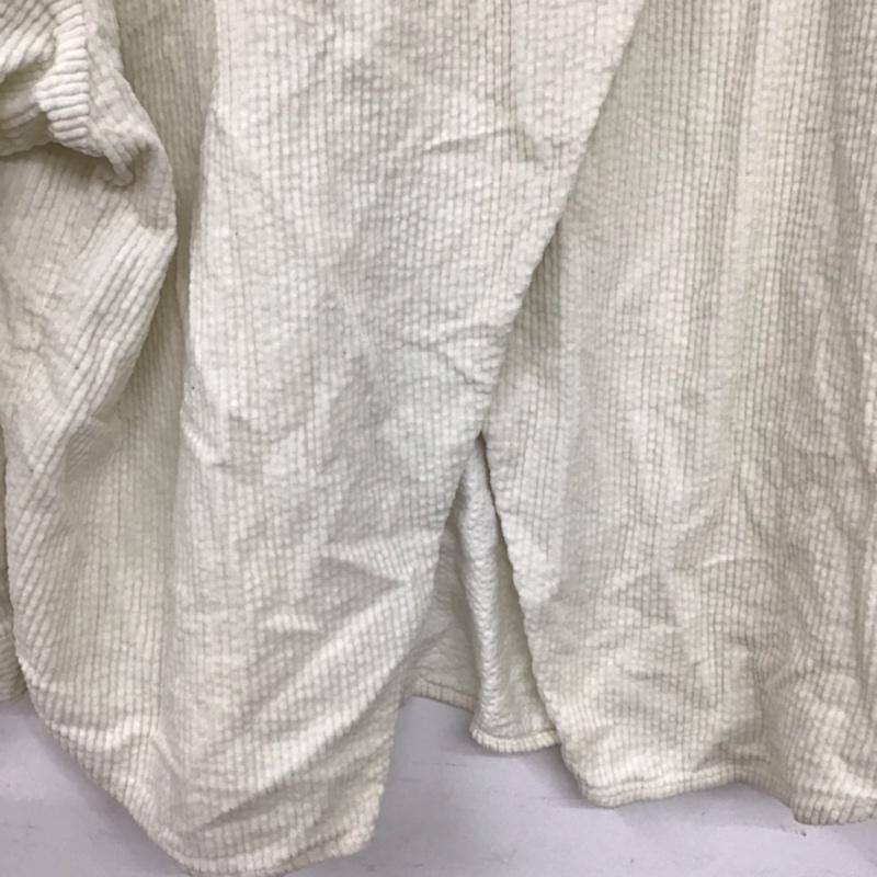 ザラ ZARA ジャケット、上着 ジャケット、ブレザー コーデュロイジャケット M 無地 白 / ホワイト / レディース USED 古着 中古 10072651