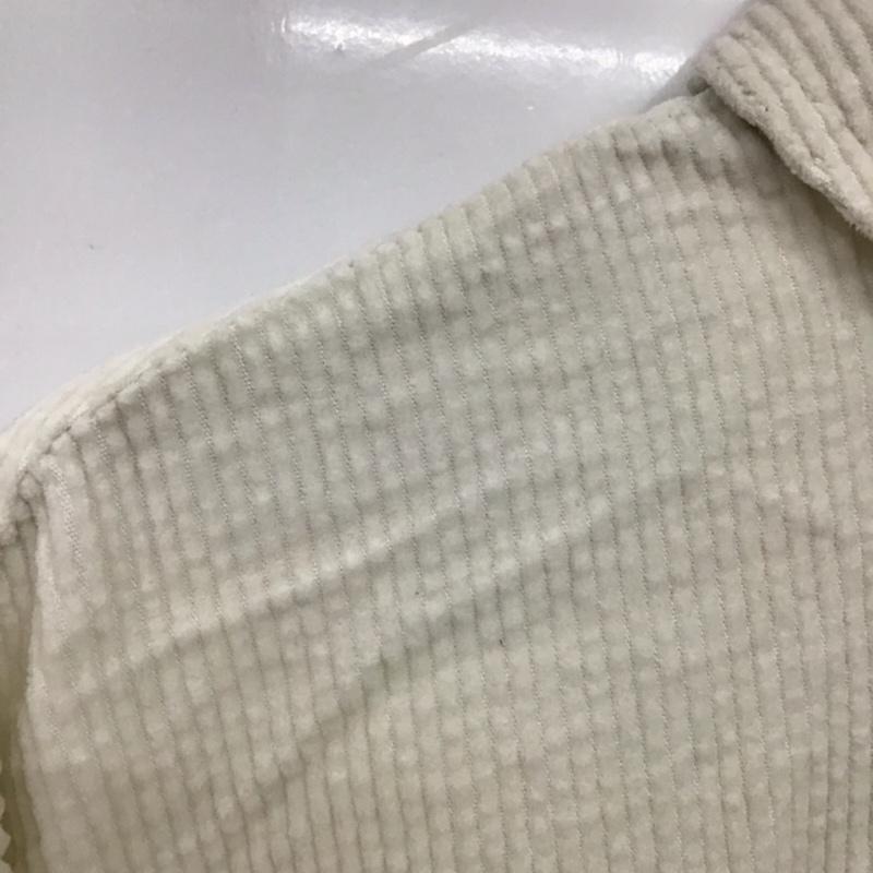 ザラ ZARA ジャケット、上着 ジャケット、ブレザー コーデュロイジャケット M 無地 白 / ホワイト / レディース USED 古着 中古 10072651