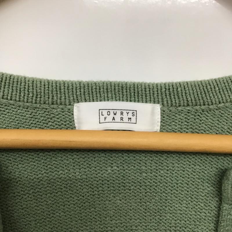 ローリーズファーム LOWRYS FARM ニット、セーター 長袖 FREE 無地 薄緑 / ライトグリーン / レディース USED 古着 中古 10072653