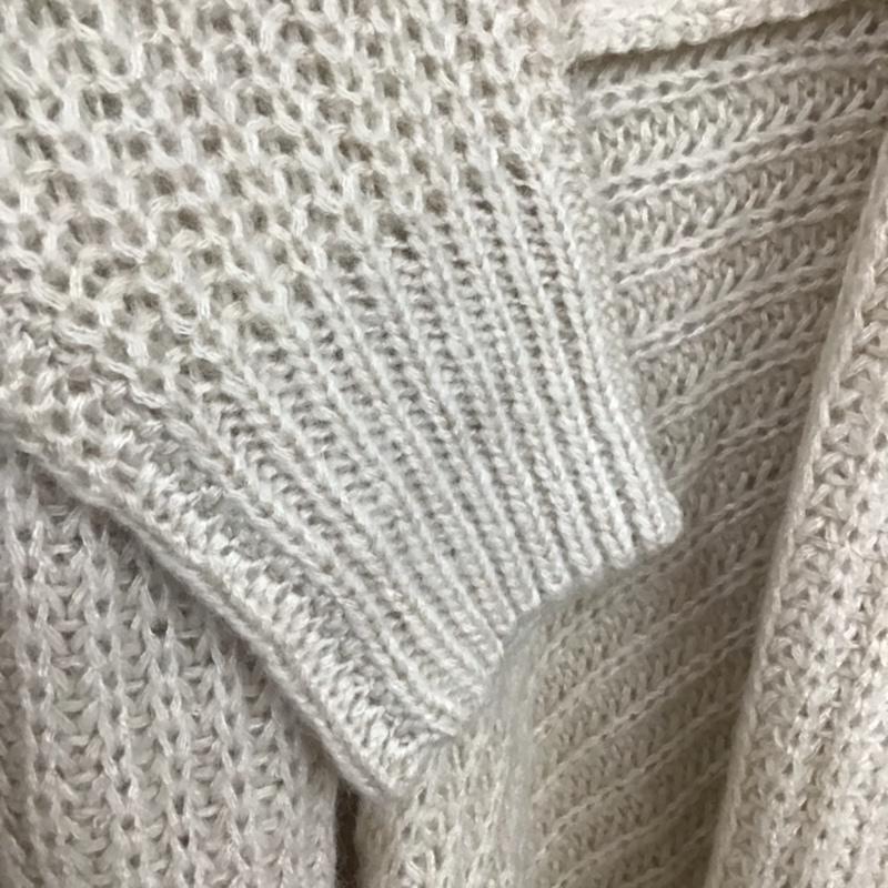 アーバンリサーチ URBAN RESEARCH カーディガン 長袖 タグ付 シュールオーバーニット FREE 無地 ベージュ / ベージュ / レディース USED 古着 中古 10072654