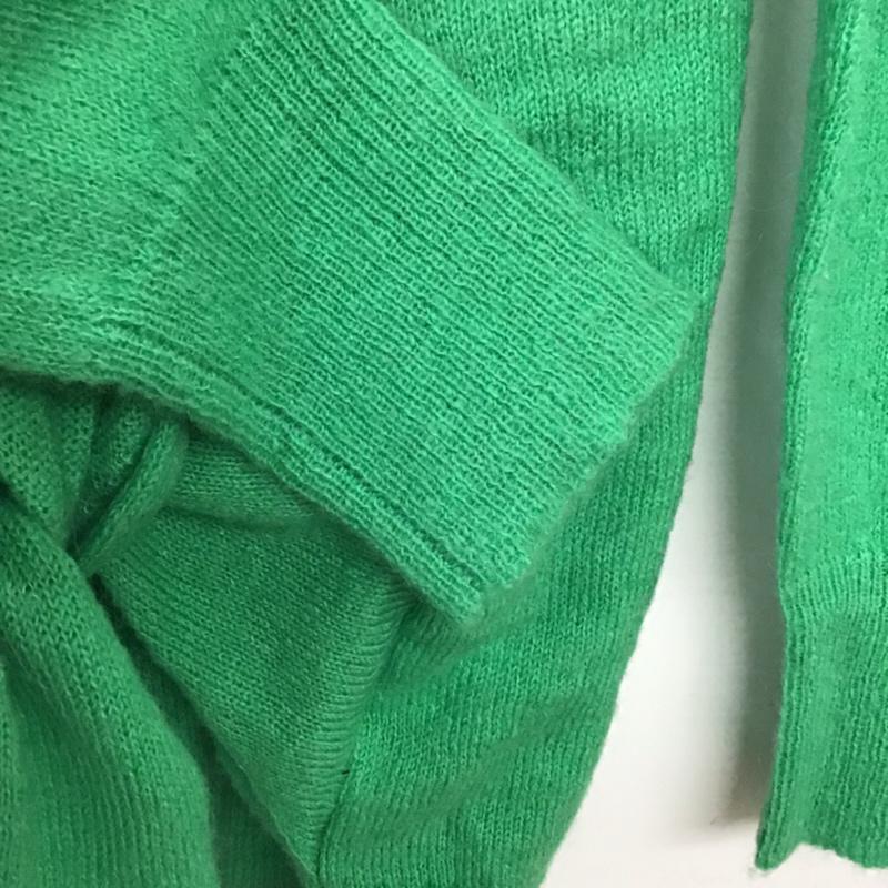 マイセルフアバハウス MYSELF ABAHOUSE ニット、セーター 長袖 タグ付 FREE 無地 緑 / グリーン / レディース USED 古着 中古 10072665