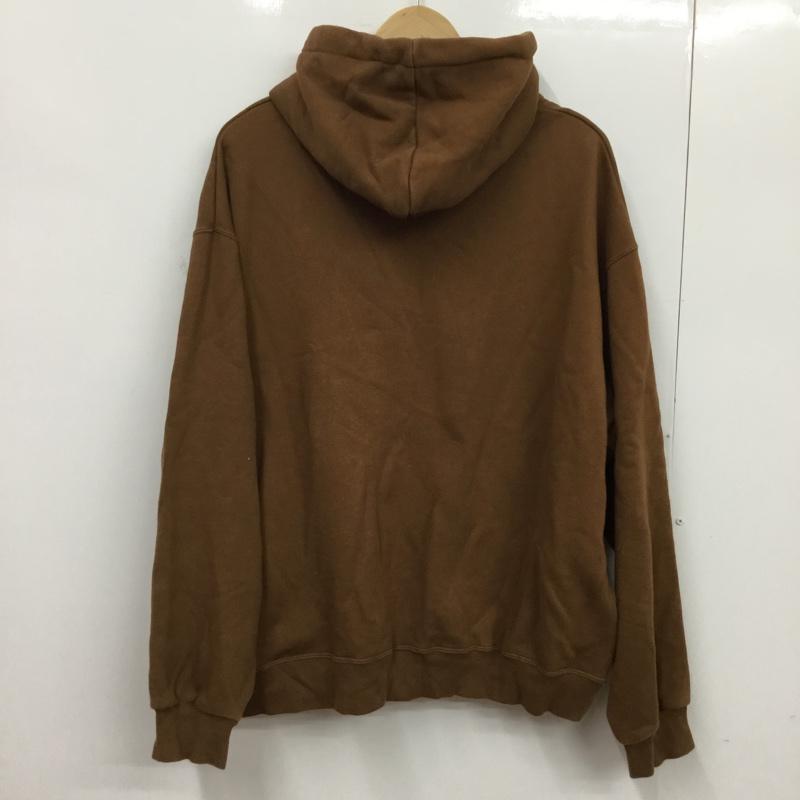 マウジー MOUSSY パーカー 長袖 FREE 無地 茶 / ブラウン / レディース USED 古着 中古 10072692