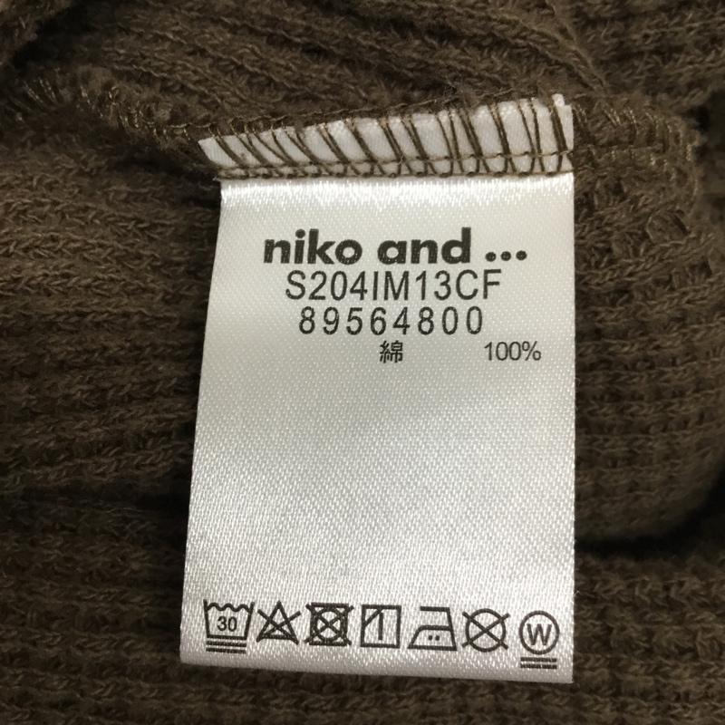 ニコアンド niko and... スカート ロングスカート M 無地 茶 / ブラウン / レディース USED 古着 中古 10072694