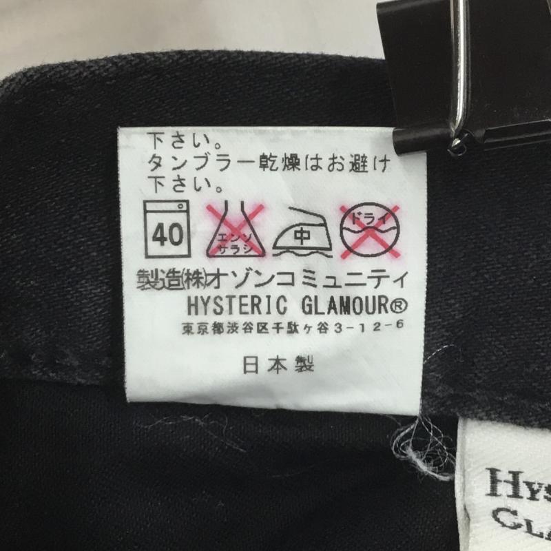 ヒステリックグラマー HYSTERIC GLAMOUR パンツ デニム、ジーンズ XXS 黒 / ブラック / メンズ USED 古着 中古 10072728