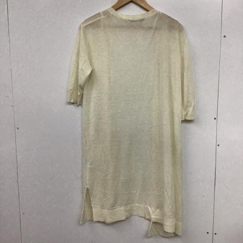 イング INGNI カーディガン 七分袖 161-612826-03 M 無地 オフホワイト / オフホワイト / レディース USED 古着 中古 10072767