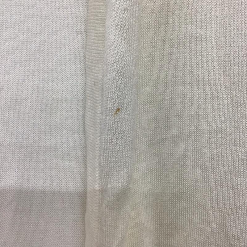 イング INGNI カーディガン 七分袖 161-612826-03 M 無地 オフホワイト / オフホワイト / レディース USED 古着 中古 10072767