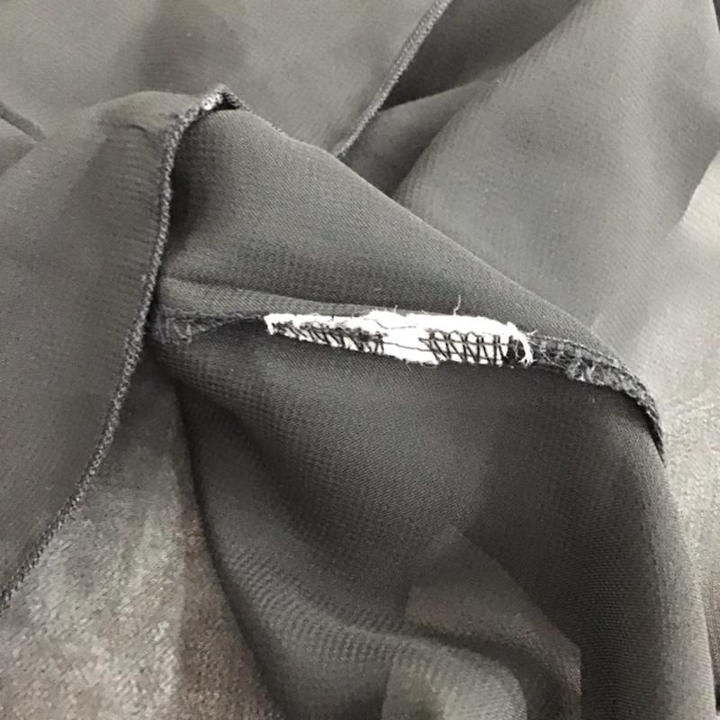 ミスティック mystic カットソー 半袖 シアー 無地 黒 / ブラック /  レディース USED 古着 中古 10072769