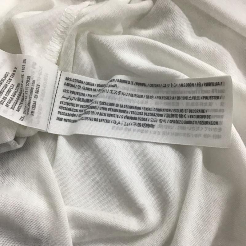 ホリスター Hollister Tシャツ 半袖 GB18401-2010 S プリント 白 / ホワイト / レディース USED 古着 中古 10072772