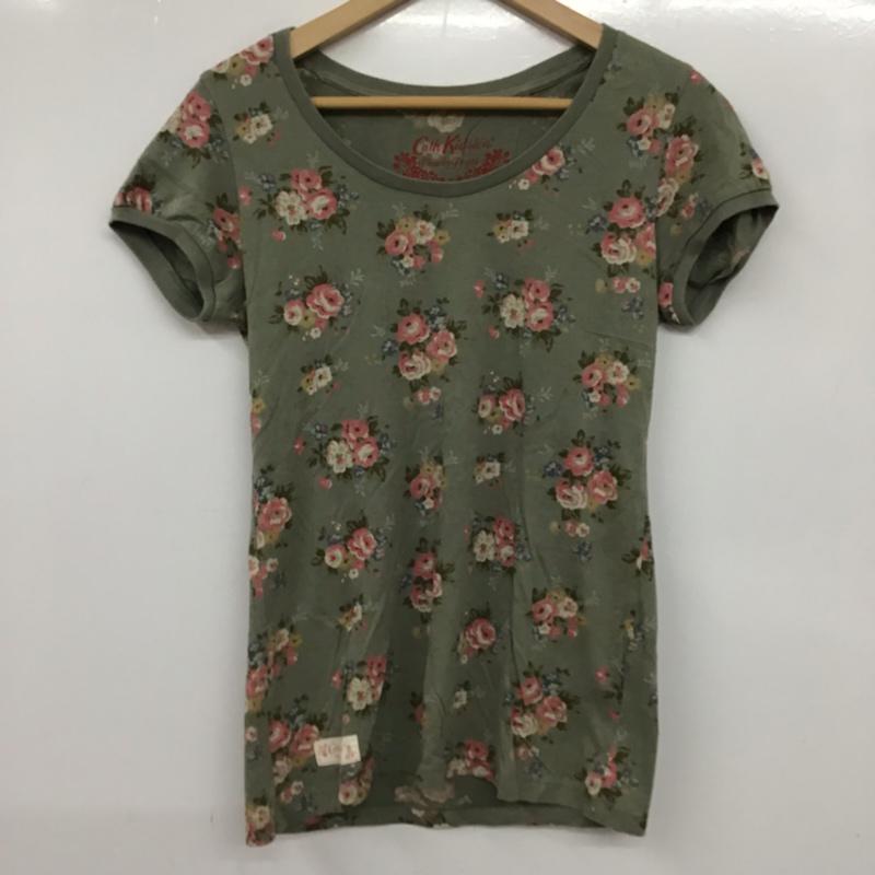 キャスキッドソン Cath Kidston Tシャツ 半袖 UNIQLO コラボ ユニクロ パフスリーブ M 花柄 マルチカラー / マルチカラー / レディース USED 古着 中古 10072779