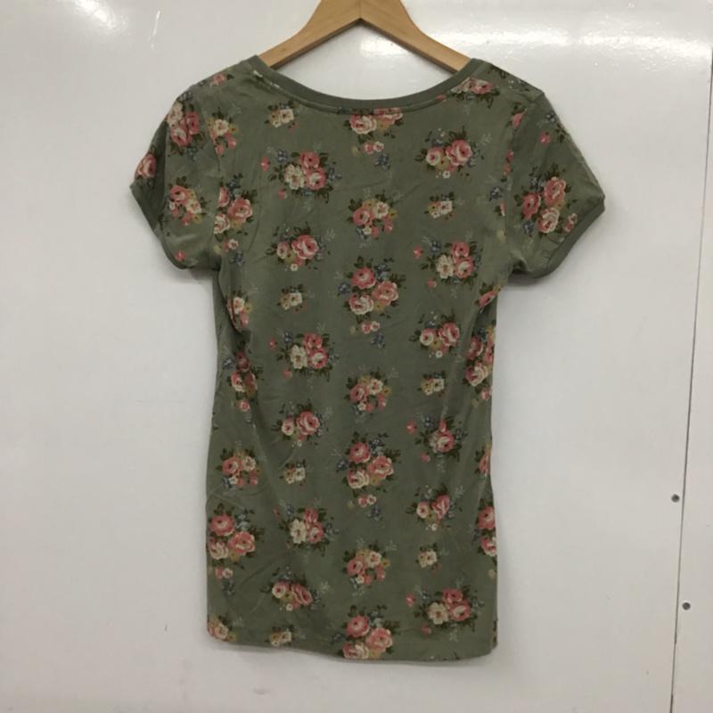 キャスキッドソン Cath Kidston Tシャツ 半袖 UNIQLO コラボ ユニクロ パフスリーブ M 花柄 マルチカラー / マルチカラー / レディース USED 古着 中古 10072779