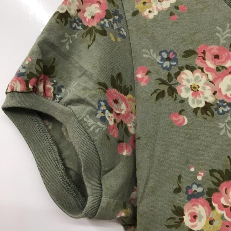 キャスキッドソン Cath Kidston Tシャツ 半袖 UNIQLO コラボ ユニクロ パフスリーブ M 花柄 マルチカラー / マルチカラー / レディース USED 古着 中古 10072779