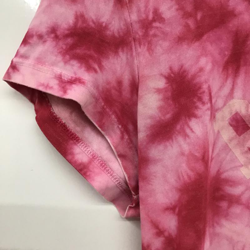 ナイキ NIKE Tシャツ 半袖 428872-640 Running タイダイ L ロゴ、文字 桃 / ピンク / レディース USED 古着 中古 10072797