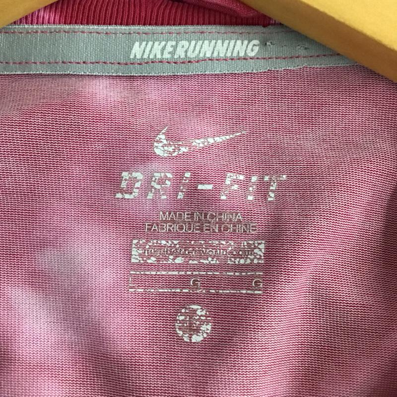ナイキ NIKE Tシャツ 半袖 428872-640 Running タイダイ L ロゴ、文字 桃 / ピンク / レディース USED 古着 中古 10072797