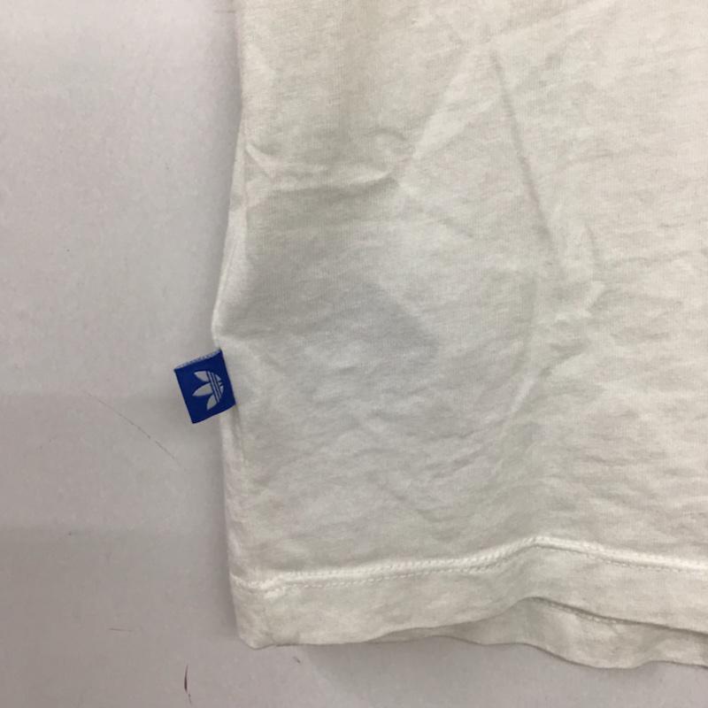 アディダス adidas Tシャツ 半袖 L プリント 白 / ホワイト / レディース USED 古着 中古 10072825