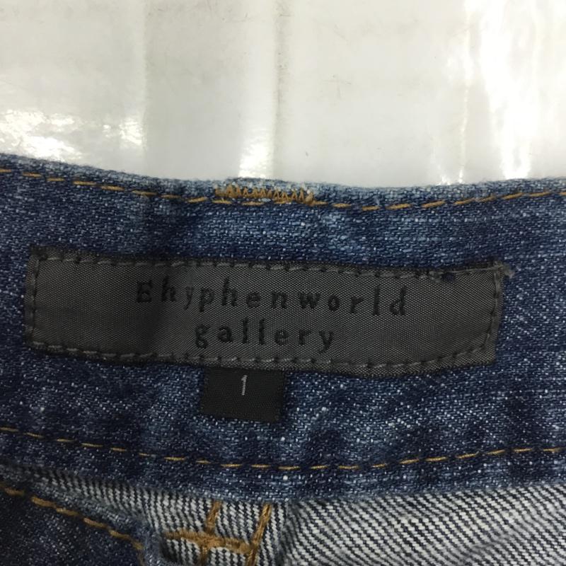 イーハイフンワールドギャラリー E hyphen world gallery パンツ ショートパンツ 100861002 デニム 1 無地 インディゴ / インディゴ / レディース USED 古着 中古 10072885
