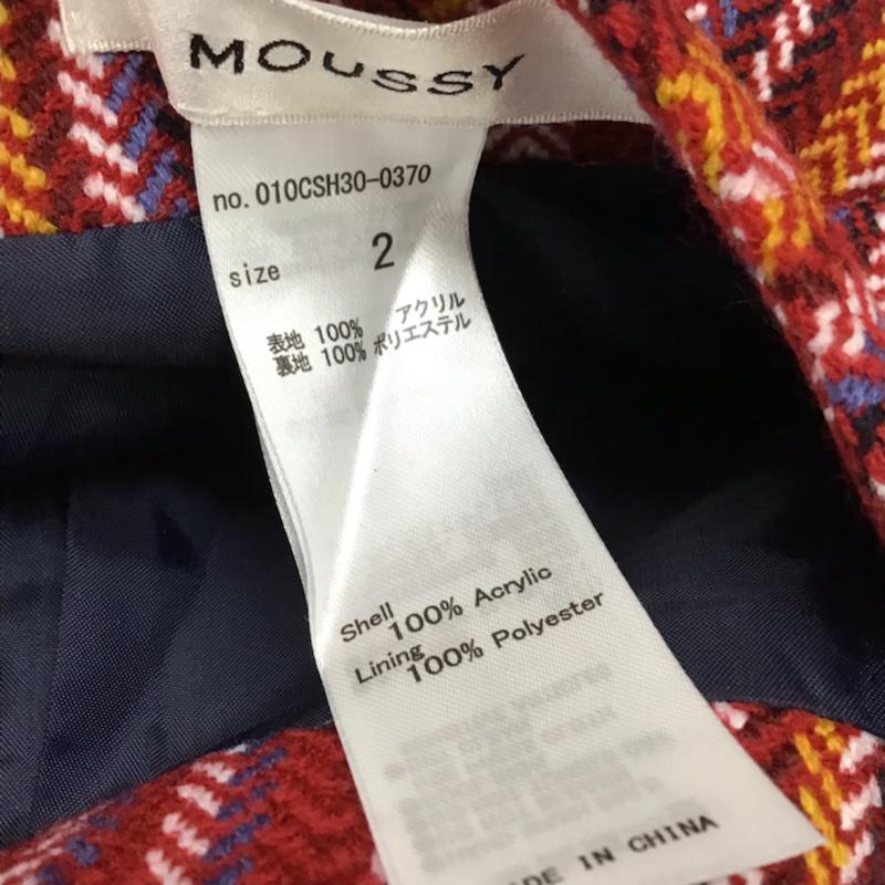 マウジー MOUSSY スカート ひざ丈スカート 2 無地 マルチカラー / マルチカラー / レディース USED 古着 中古 10072893