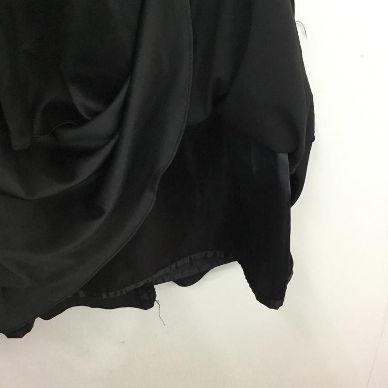 アクシーズファム axes femme ワンピース ひざ丈スカート CA3413-01 ティアード フリル M 無地 黒 / ブラック / レディース USED 古着 中古 10072894